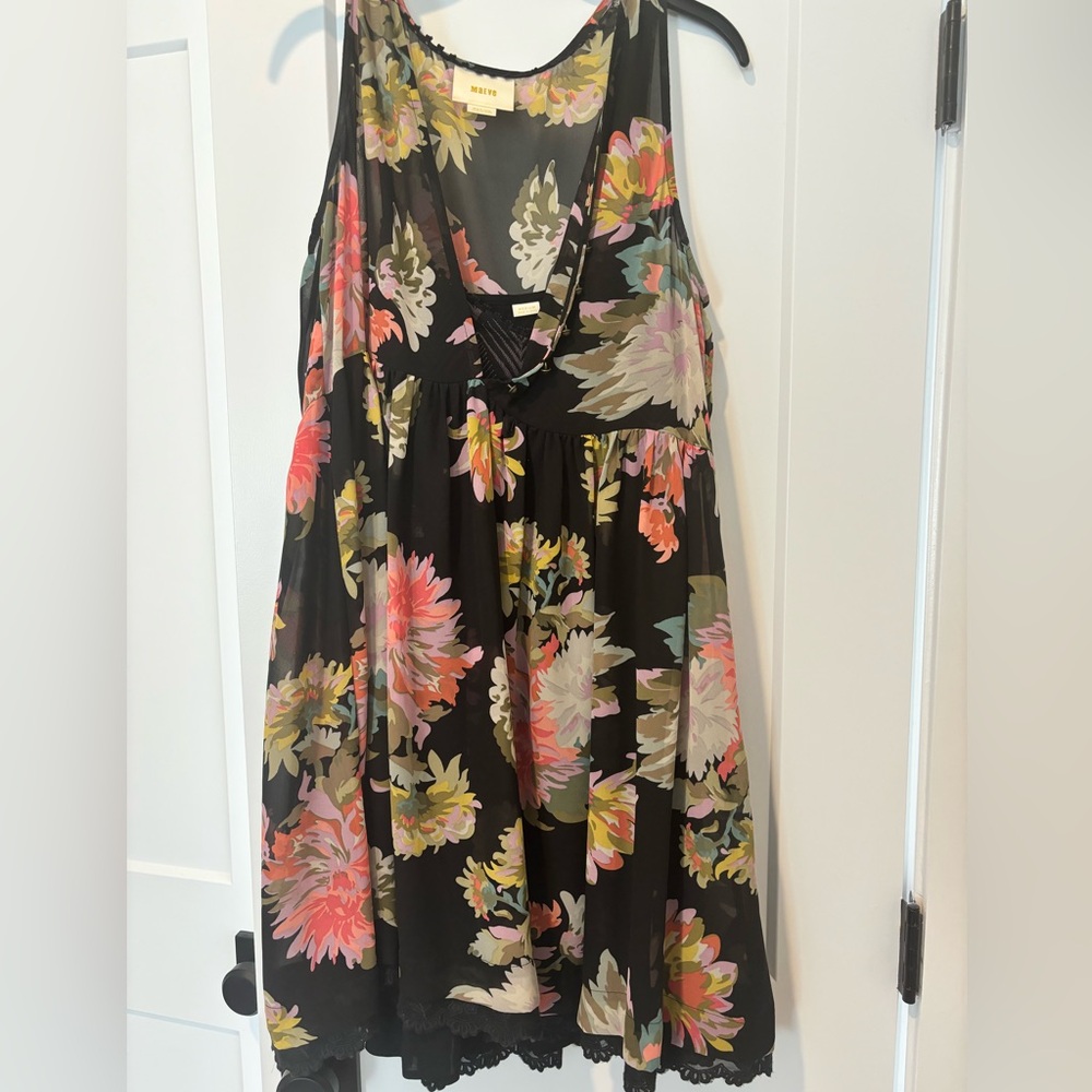 Maeve floral dress with slip included